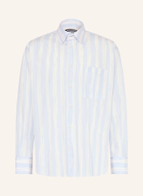 Jacquemus Košile Le Paysan Comfort Fit tmavě modrá / bílá