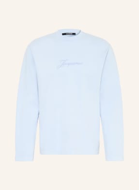 Jacquemus Dlouhé Rukávy Le Tshirt Pigmento tmavě modrá