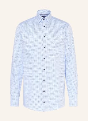 Olymp Košile Luxor Modern Fit tmavě modrá / tmavě šedá