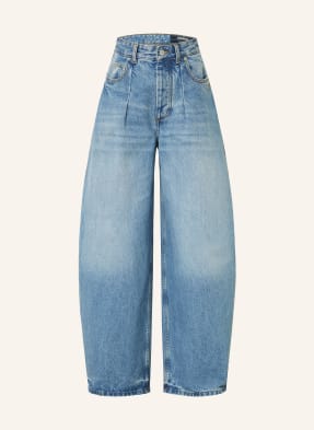 Jacquemus Džíny Barrel Le De-Nîmes Ovalo 33c blue/tabac