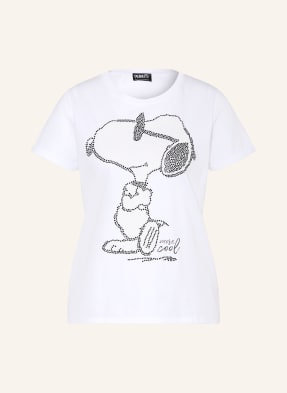 Princess Goes Hollywood Tričko Snoopy S Ozdobnými Kamínky bílá