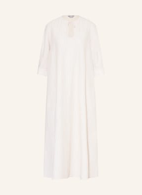 Mm By Max Mara Šaty Memo S Lnem A 3/4 Rukávy režná / hnědá