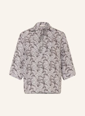 Lilienfels Blusenshirt Aus Leinen Mit 3/4-Arm schwarz
