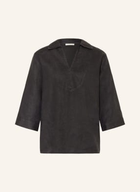 Lilienfels Blusenshirt Aus Leinen Mit 3/4-Arm schwarz
