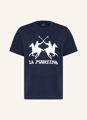 La Martina Tričko tmavě modrá / bílá