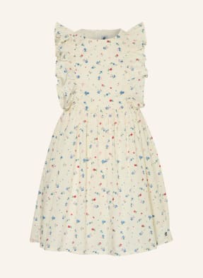 Petit Bateau Šaty S Volánky krémová / růžová / modrá