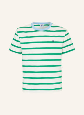 Petit Bateau Tričko bílá / zelená