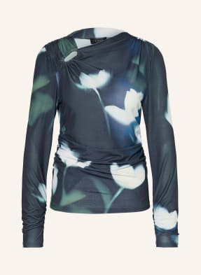 Ted Baker Blůza Turala S Výřezem petrolejová / světle zelená / bílá