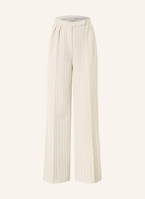 Max Mara Kalhoty Marlene Osso bílá / černošedá