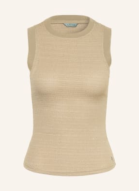 Guess Top Francine Mit Schmucksteinen gruen