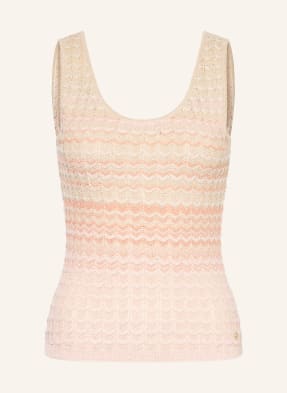 Guess Stricktop Rosalyn Mit Glitzergarn beige