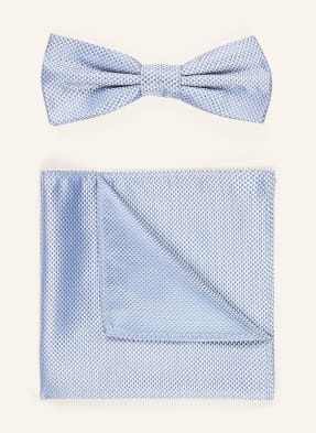 Prince Bowtie Sada: Motýlek A Kapesník tmavě modrá / modrá