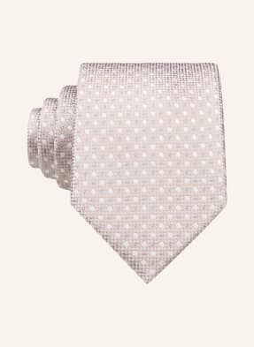 Prince Bowtie Kravata béžová / šedá / bílá