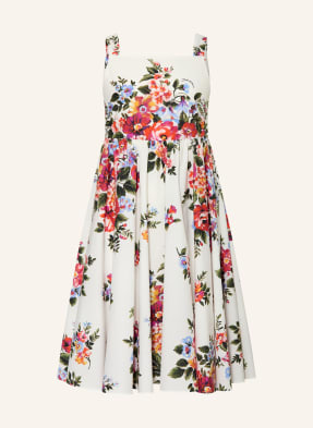 Dolce & Gabbana Šaty bílá / červená / modrá