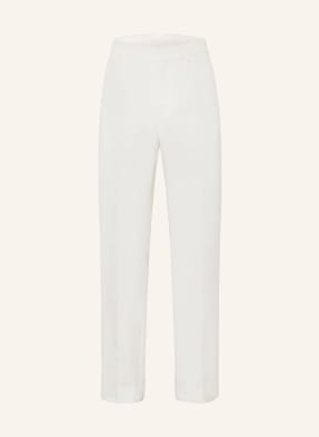 Ami Paris Kalhoty Regular Fit S Lnem režná