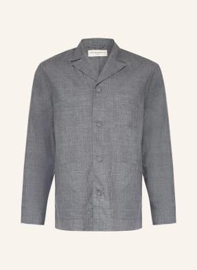 Officine Générale Sako Archer Slim Fit šedá