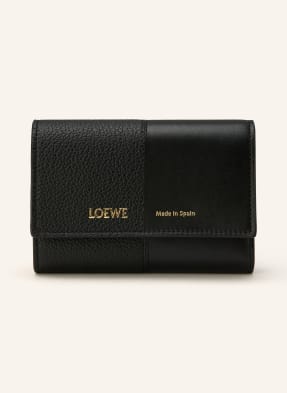 Loewe Geldbörse Duet Small Vertical schwarz