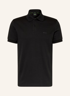 Boss Jersey-Poloshirt Pio schwarz