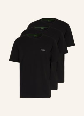 Boss 3er-Pack T-Shirts schwarz