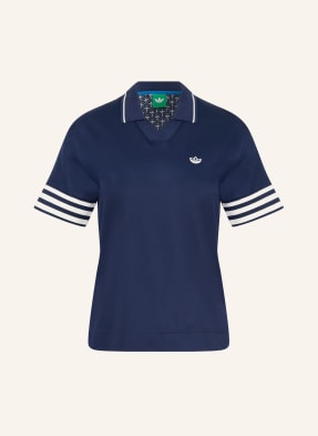 Adidas Originals Piqué Polokošile Originals 3-Stripe tmavě modrá / bílá