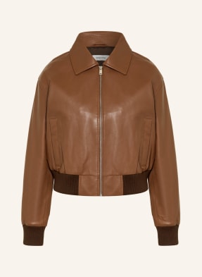 Darling Harbour Lederblouson braun