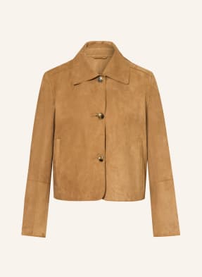 Darling Harbour Lederjacke braun