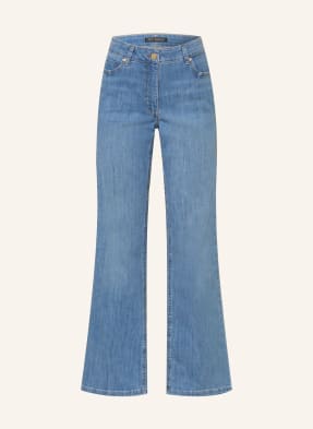 Betty Barclay Zvonové Džíny S Ozdobnými Kamínky 8619 middle blue denim