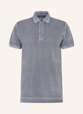 Strokesman's Piqué-Poloshirt blau