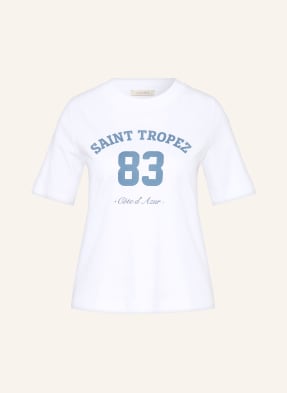 Lilienfels T-Shirt Mit Schmucksteinen weiss