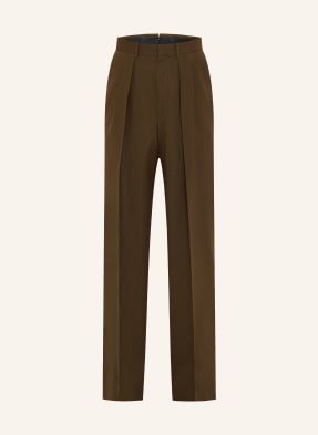 Tom Ford Kalhoty Regular Fit hnědá