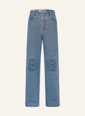 Loewe Jeans Anagram Baggy Regular Fit blau
