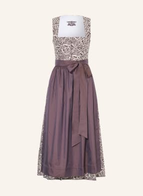 Sportalm Dirndl tmavě fialová / krémová