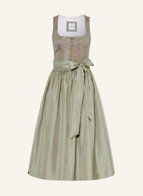 Hammerschmid Žakárové Dirndl Pillersee šedá / černošedá