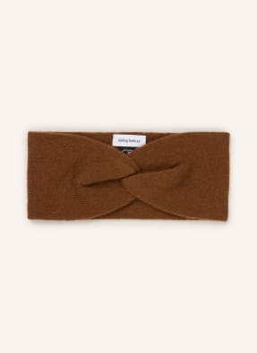 Darling Harbour Stirnband Aus Cashmere braun