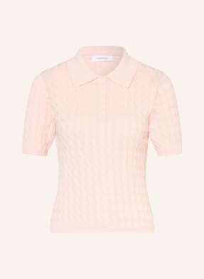 Darling Harbour Pletené Polo Tričko rose