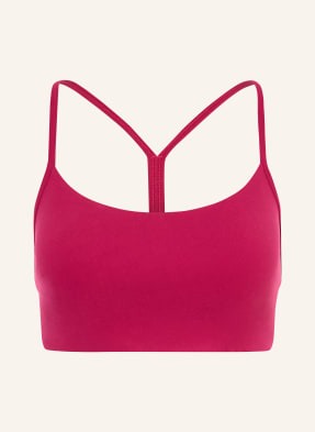 Lululemon Sportovní Podprsenka Flow Y fuchsiová