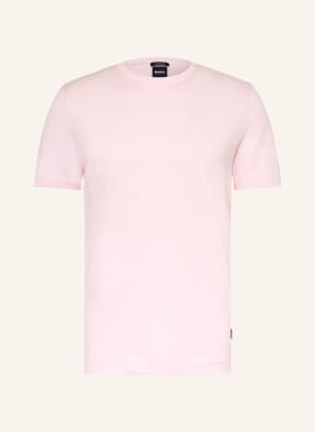 Boss T-Shirt Thompson Mit Leinen rosa