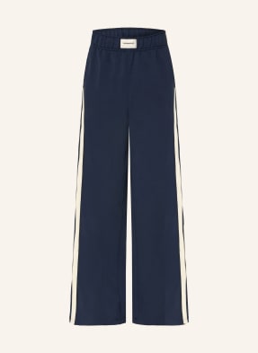 Lululemon Tepláky Steady State tmavě modrá / bílá