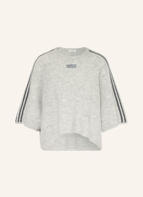 American Vintage Pullover Mit Alpaka Und 3/4-Arm grau