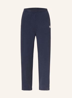 American Vintage Sweatpants Plizzy blau