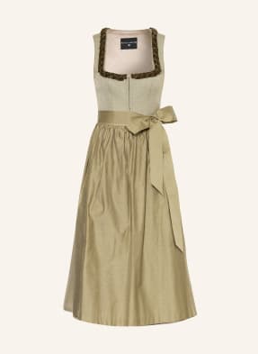 Kinga Mathe Žakárové Dirndl Salerno khaki / tmavě zelená