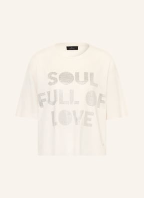 Monari T-Shirt Mit Schmucksteinen beige