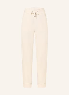 Monari Jerseyhose Im Jogging-Stil Mit Schmucksteinen beige