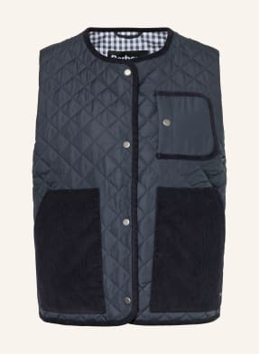 Barbour Steppovaná Vesta Thulby tmavě modrá