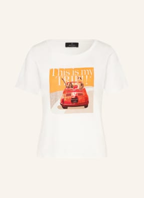 Monari T-Shirt Mit Schmucksteinen weiss