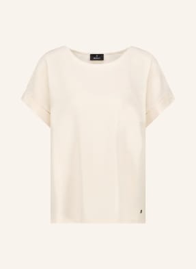 Monari Blusenshirt Im Materialmix weiss