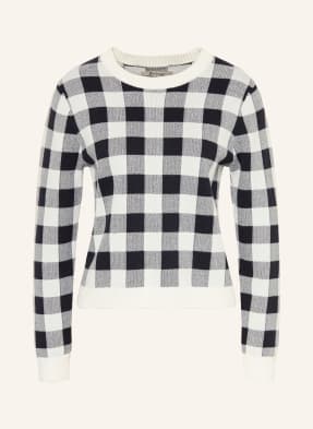 Barbour Svetr bílá / černá