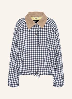 Barbour Sako tmavě modrá / světle hnědá / bílá