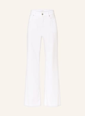 Cambio Wide Leg Jeans Palazzo weiss