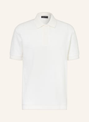 Marc O'polo Strick-Poloshirt Relaxed Fit weiss